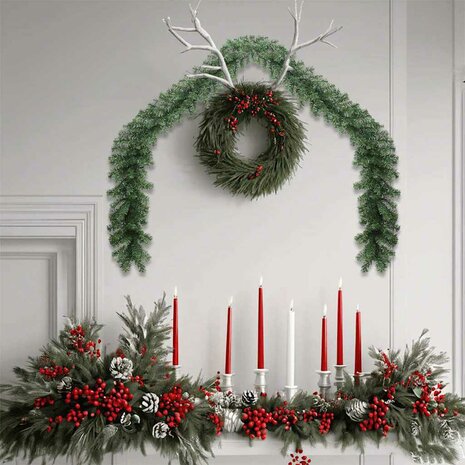 Kerstslinger 2 pcs Groen 40 m PVC 1