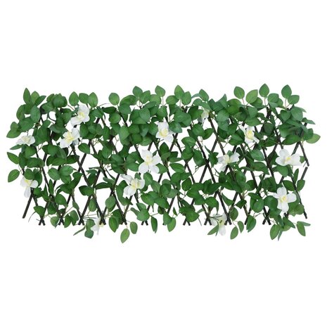 Kunstplant klimop op latwerk 5 st uittrekbaar 180x30 cm groen 3