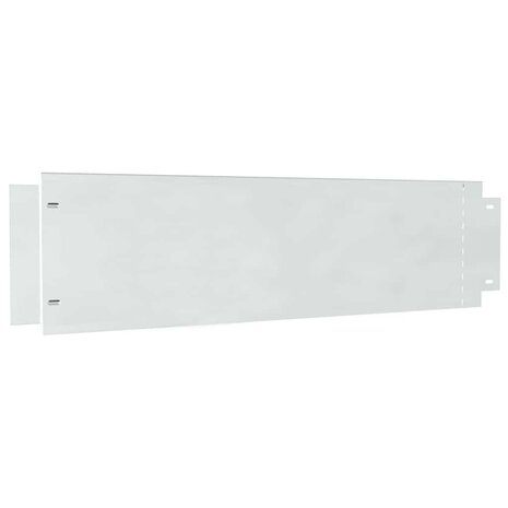 Gazonranden 5 pcs Zilver 100 x 25 cm Gegalvaniseerd staal 5