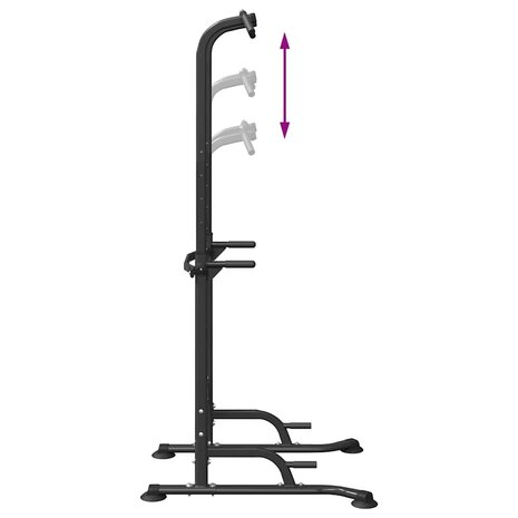 Kracht Toren Dip Station Anders Zwart 95 x 102 x (160-210) cm 6
