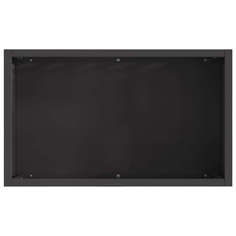 Vuurkorf Zwart 50 x 30 x 40 cm Koudgewalst staal 7