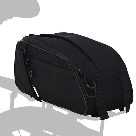 Fietstas Zwart 38 x 16 x 16 cm Polyester 2