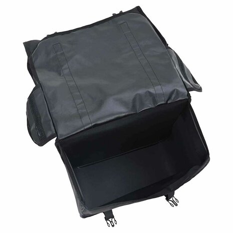 Fietstas Zwart en Grijs 15.5 x 31.5 x 40 cm Polyester 6