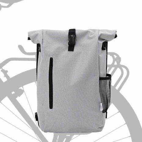 Fietstas Grijs 31 x 13 x 58 cm Polyester 2