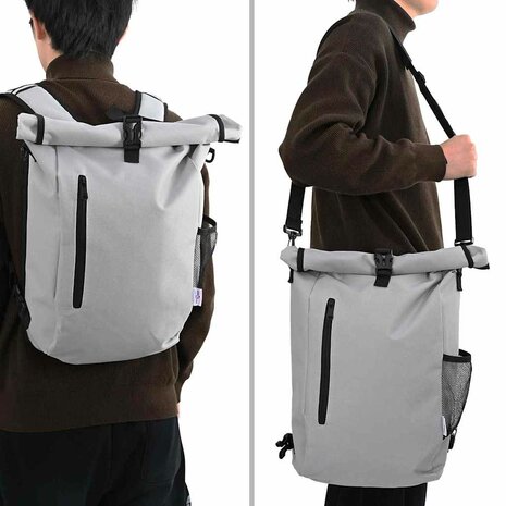 Fietstas Grijs 31 x 13 x 58 cm Polyester 3