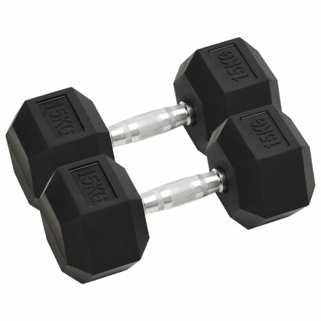 Halters 2 st 30 kg totaal gietijzer 1