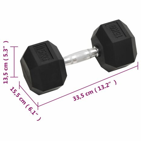Halters 2 st 30 kg totaal gietijzer 8
