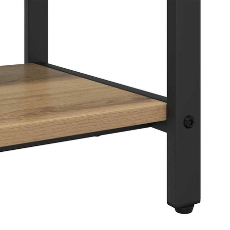 Kapstok artisanaal eikenkleurig 95 x 34 x 184 cm Bewerkt hout 8