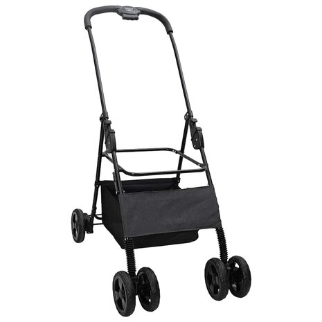 Opvouwbare Huisdierenwagen Zwart 81 x 47 x 99 cm Oxford stof 3