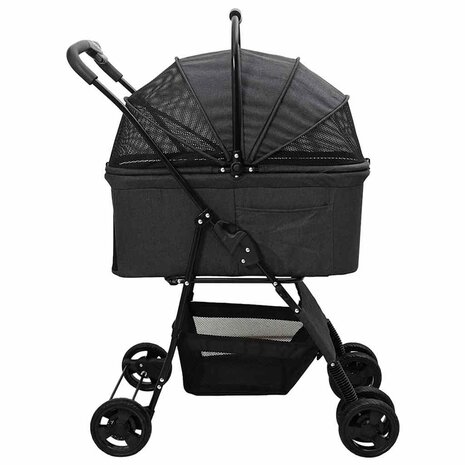 Opvouwbare Huisdierenwagen Zwart 81 x 47 x 99 cm Oxford stof 6