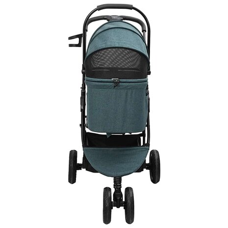 Opvouwbare Huisdierenwagen Verstelbaar Groen 78 x 54 x 101 cm 7