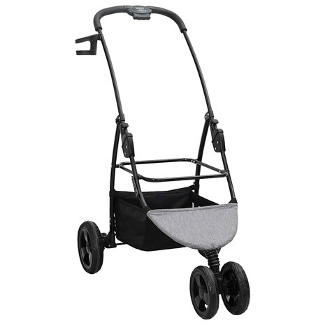 Opvouwbare Huisdierenwagen Grijs 78 x 54 x 101 cm Oxford stof 4