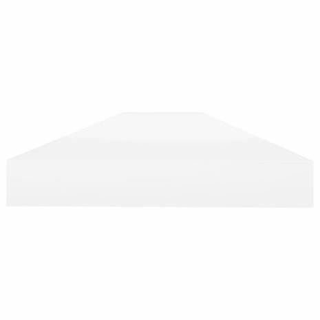 Wandschap zwevend 90x23,5x3,8 cm MDF eikenkleurig en wit 5