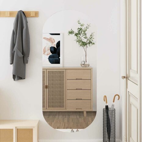 Wandspiegel 45x100 cm ovaal glas 1