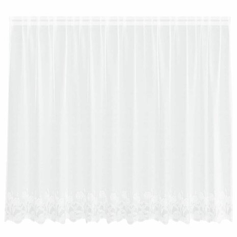 Gordijnen met gordijnen Wit Polyester 2
