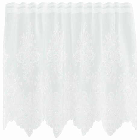 Gordijnen met gordijnen Wit 150 x 80 cm Polyester 2