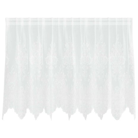 Gordijnen met gordijnen Wit 200 x 80 cm Polyester 2