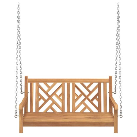Schommelbank Anders Bruin 114 x 60 x 64 cm Massief teakhout 3