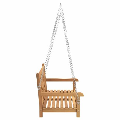 Schommelbank Anders Bruin 114 x 60 x 64 cm Massief teakhout 4