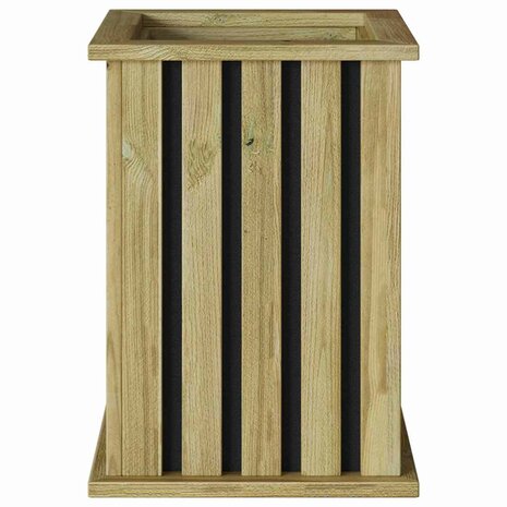 Plantenbak Bruin 33 x 33 x 45 cm Ge&iuml;mpregneerd grenen hout 6
