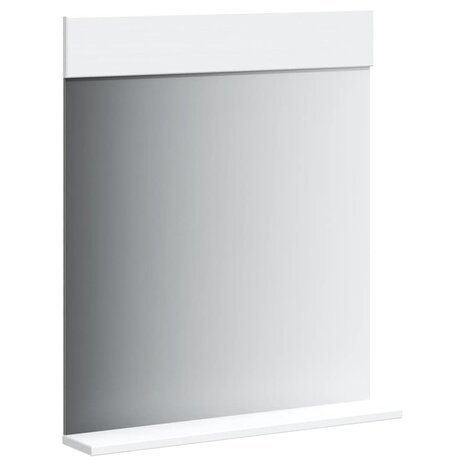 Badkamerspiegel met schap BERG 60x12x70 cm massief hout wit 3