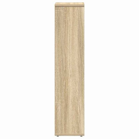 Badkamerkast met rolhouder 20,5x20x90 cm sonoma eikenkleurig 5