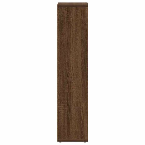 Badkamerkast met rolhouder Bruin Eiken 20,5x20x90 cm 5