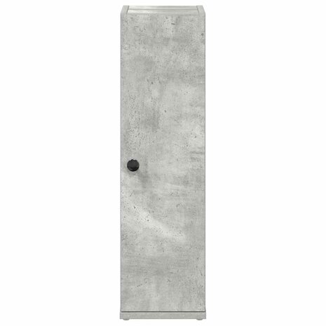 Badkamerkast met rolhouder 20,5x22x72 cm betongrijs 4