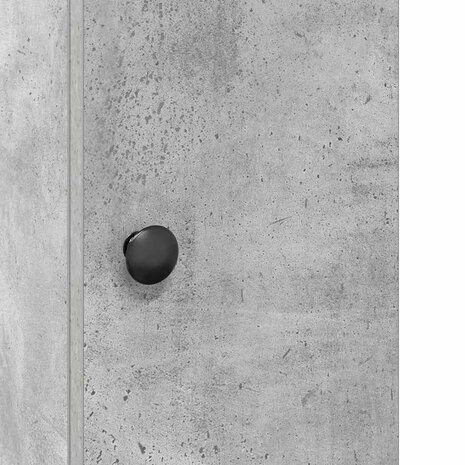 Badkamerkast met rolhouder 20,5x22x72 cm betongrijs 9