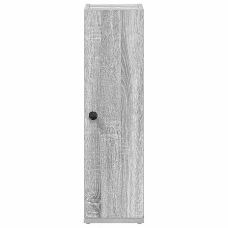Badkamerkast met rolhouder 20,5x22x72 cm grijs sonoma eiken 4