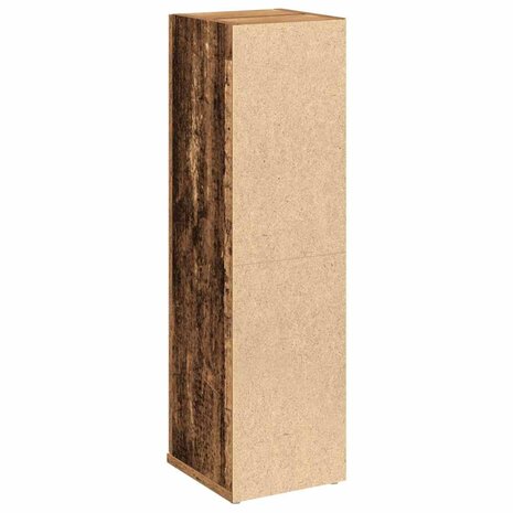 Badkamerkast met rolhouder 20,5x22x72 cm oud houtkleurig 7