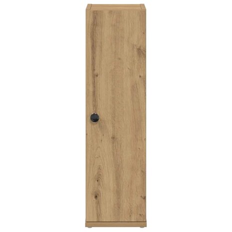 Badkamerkast met rolhouder 20,5x22x72 cm artisanaal eikenkleur 4