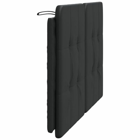 Hoofdbordkussen "Zadar" 137 cm kunstleer zwart 5