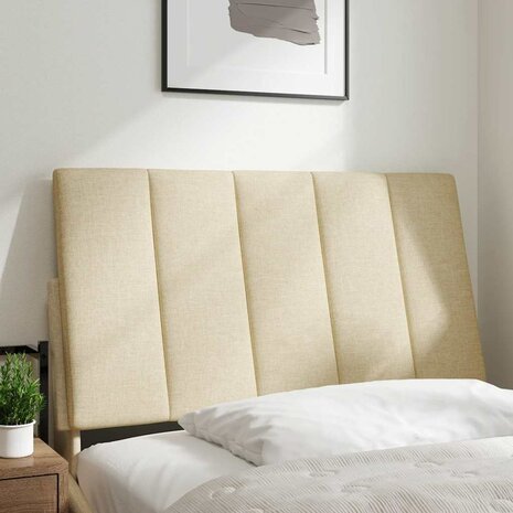 Hoofdbordkussen "Hanko" 90 cm stof cr&egrave;mekleurig 2