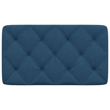 Hoofdbordkussen 80 cm stof blauw 4