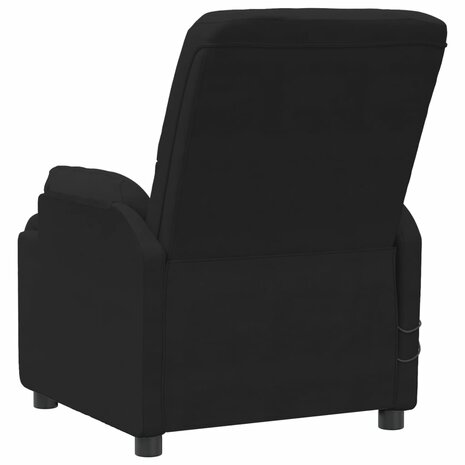 Sta-op-massagestoel kunstsuède zwart 7