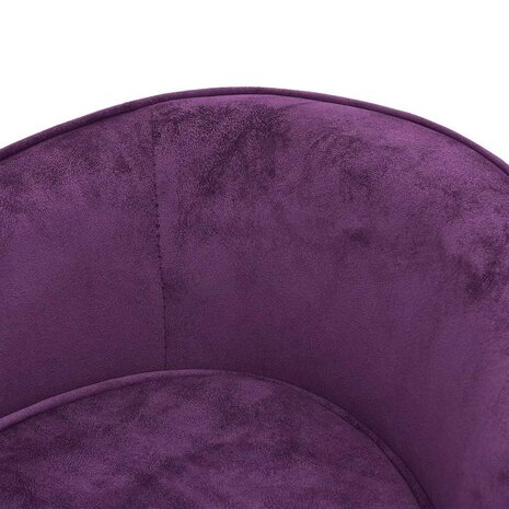Hondenbank 69x49x40 cm pluche en kunstleer bordeauxrood 7