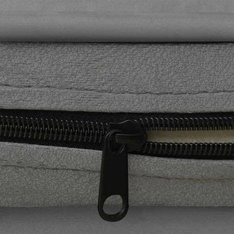 Hondenbank 67x47x36 cm pluche grijs 7