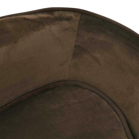 Hondenbank 67x47x36 cm pluche bruin 6
