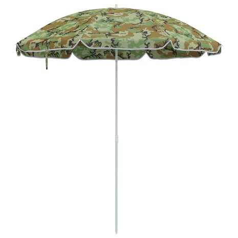 Strandparasol Groen 263 x 263 x 272 cm Polyester, Metaal 2