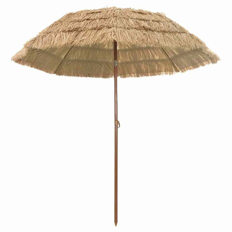 Strandparasol Bruin Ø 206 x 209.5 cm Staal 1