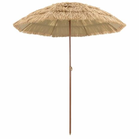 Strandparasol Bruin Ø 160 x 196 cm Staal 1