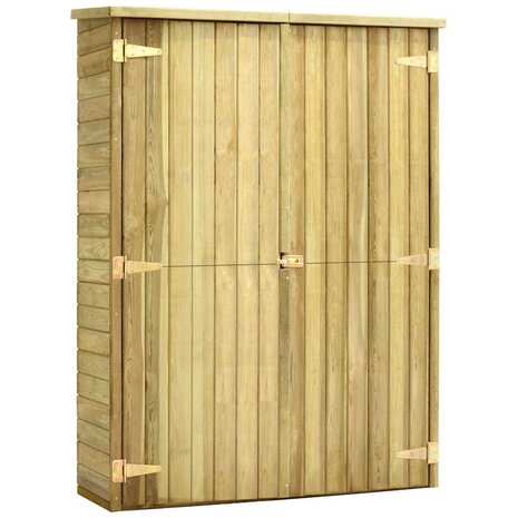 Tuinschuur 123x50x171 cm geïmpregneerd grenenhout 2