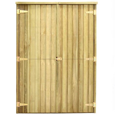 Tuinschuur 123x50x171 cm geïmpregneerd grenenhout 3