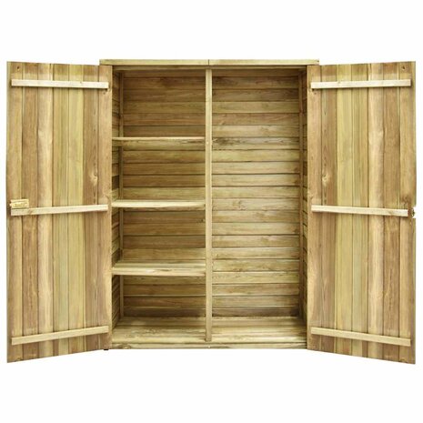 Tuinschuur 123x50x171 cm geïmpregneerd grenenhout 4