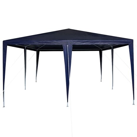 Partytent Blauw, Wit 400 x 400 x 266 cm Polyester, Staal 5