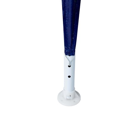 Partytent Blauw, Wit 400 x 400 x 266 cm Polyester, Staal 9