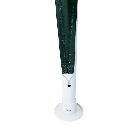 Partytent Groen en Wit 400 x 400 x 266 cm Polyester en staal 9