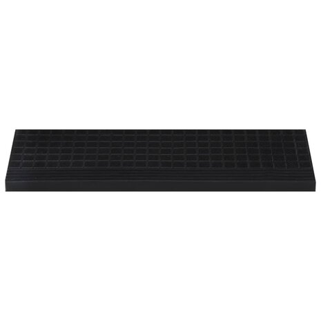 Trapmatten 5 st 25x75 cm rubber 5