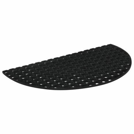 Deurmat halfrond 45x75 cm rubber 2